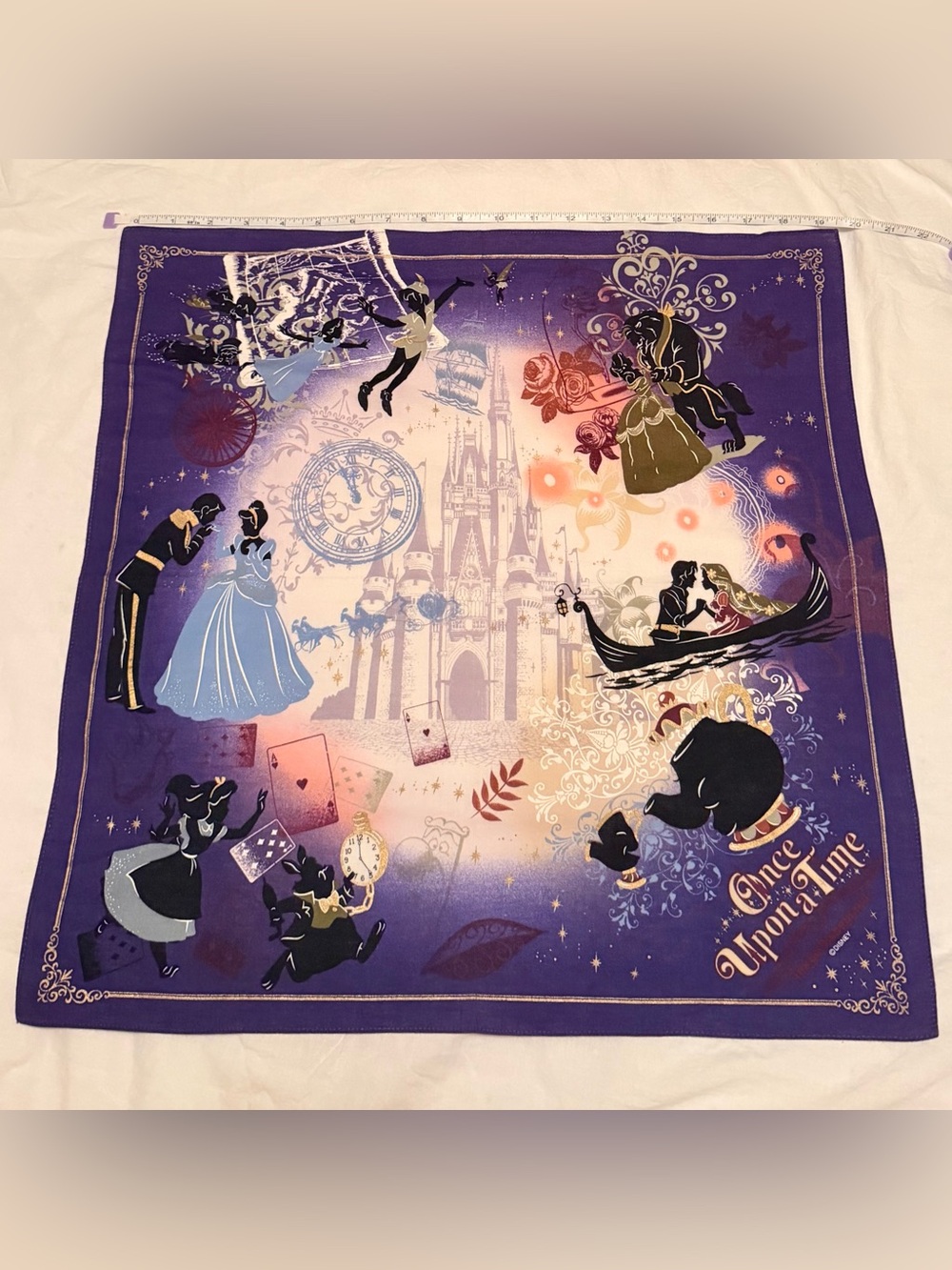 Disney Scarf -Once Upon a Time Purple Fairytale